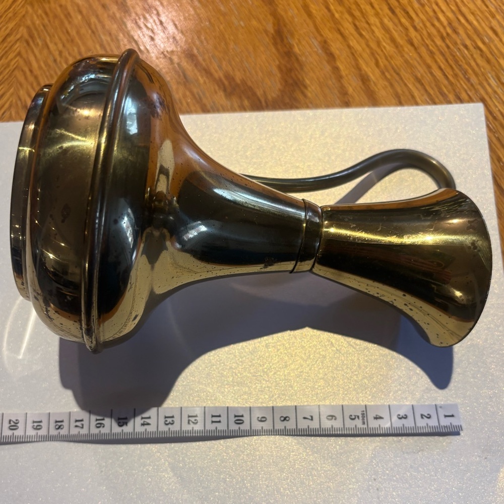 Married Set of 2 Gold- and Silver-Tone Pitcher-Style Metal Vases - Picture 9 of 12